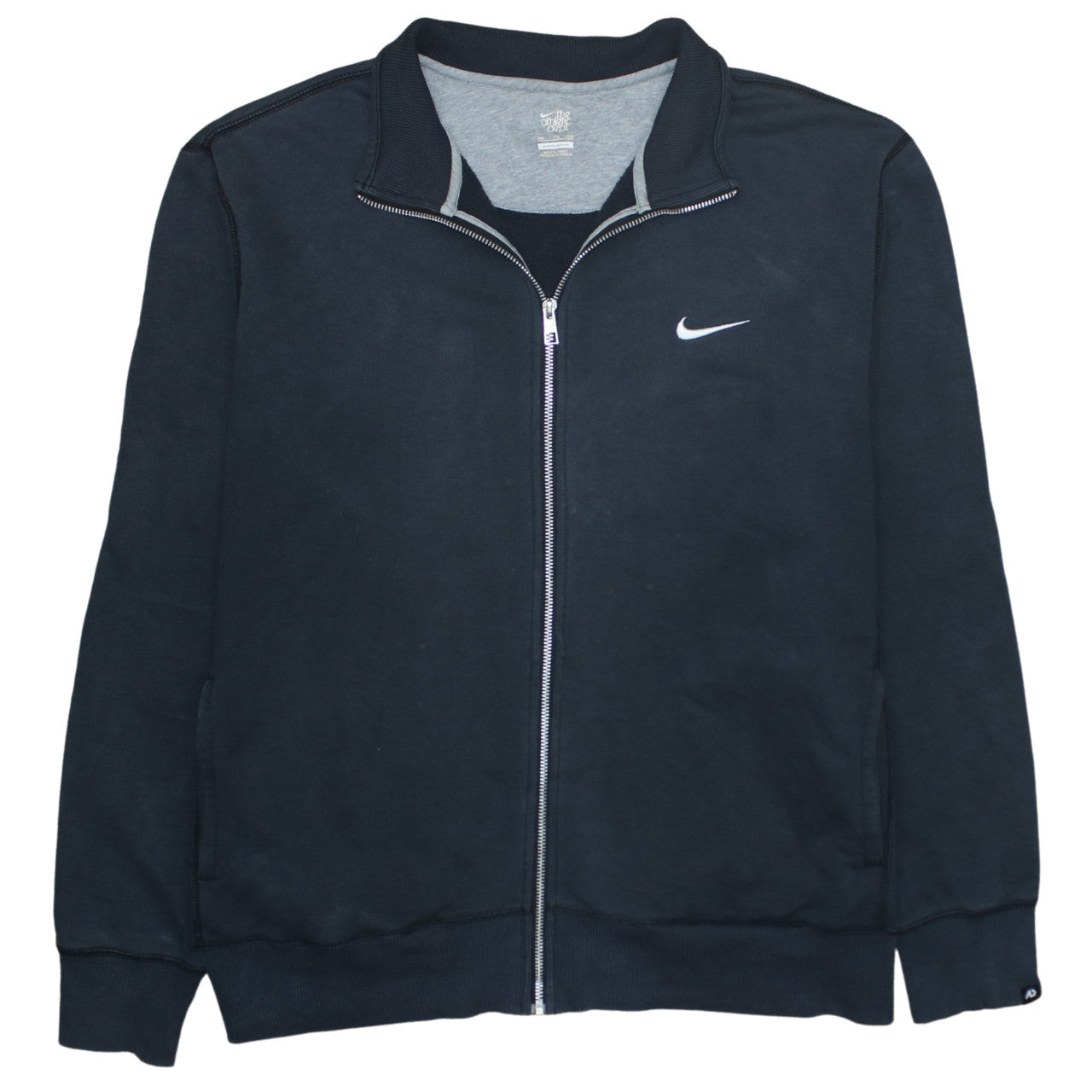 Nike Men's Black Full Zip Sweatshirt 2XL – Sports Collared Fleece