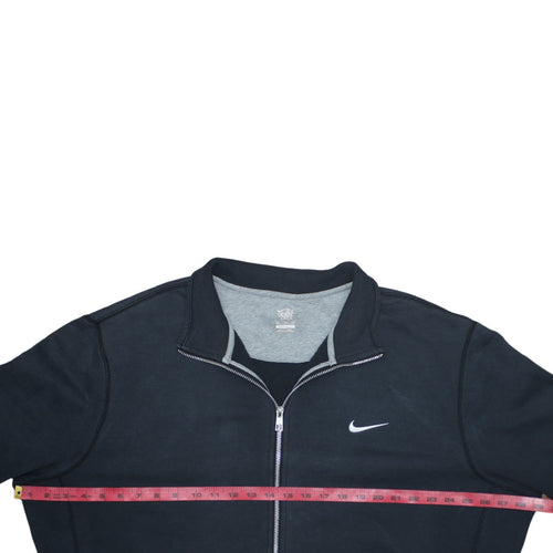Nike Men's Black Full Zip Sweatshirt 2XL – Sports Collared Fleece