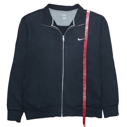 Nike Men's Black Full Zip Sweatshirt 2XL – Sports Collared Fleece