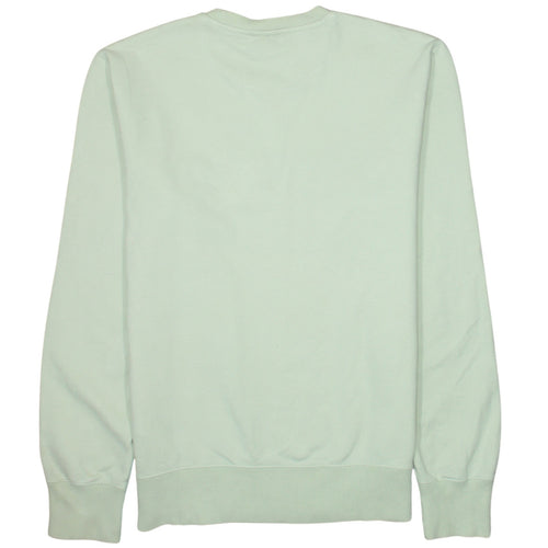 Champion Womens Mint Green Cotton Crew Neck Pullover Sweatshirt M
