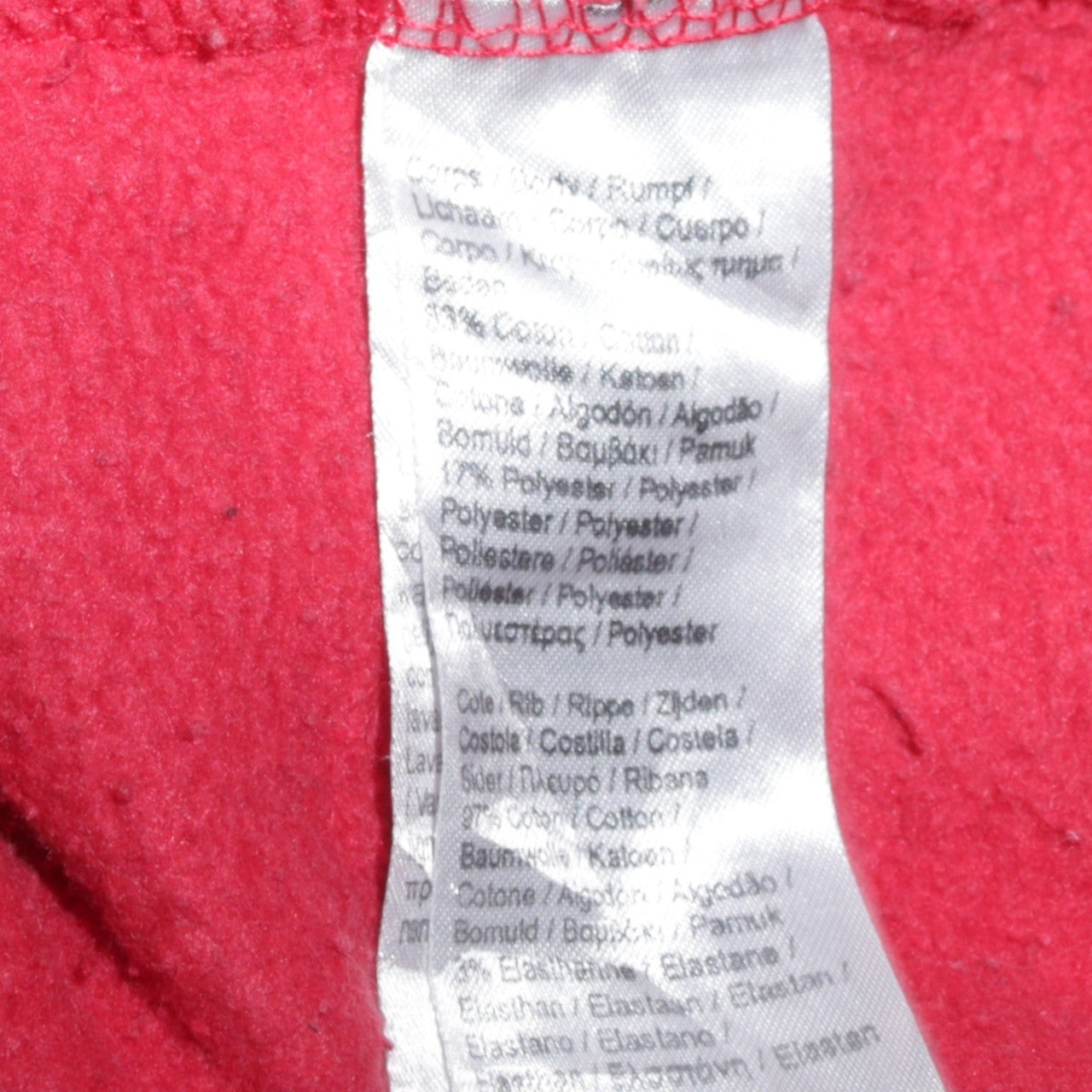 Lacoste Men's Red Regular Fit Crew Neck Sweatshirt Size M