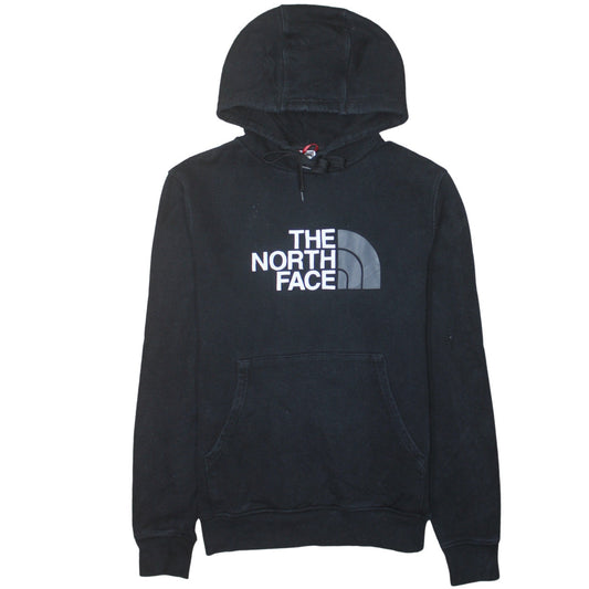 The North Face Men's Black Pullover Hoodie M Fleece Logo Sweatshirt