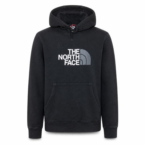 The North Face Men's Black Pullover Hoodie M Fleece Logo Sweatshirt