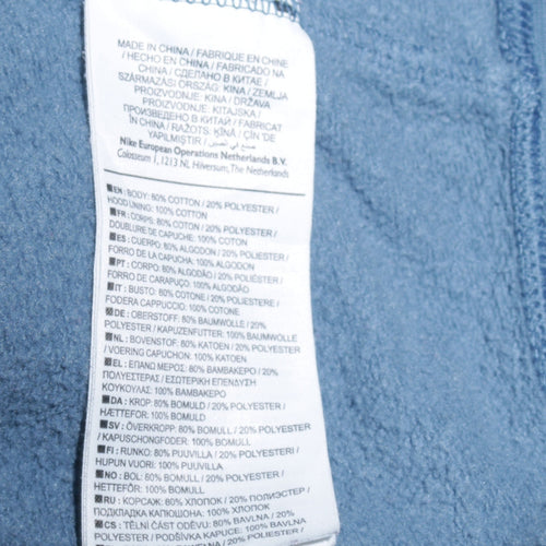 Nike SB Blue Pullover Hoodie Men's XL Regular Fit Hooded Sweatshirt