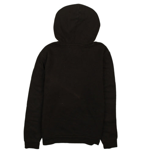 Adidas Men’s Black Pullover Hoodie Small Logo Fleece Sweatshirt