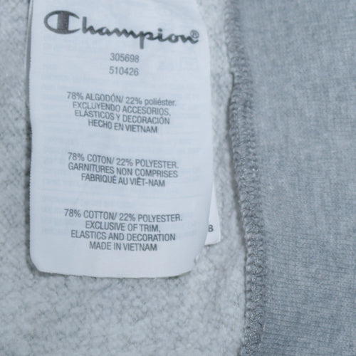 Champion Boys Grey Pullover Hoodie Size 15-16 Years Classic Fit