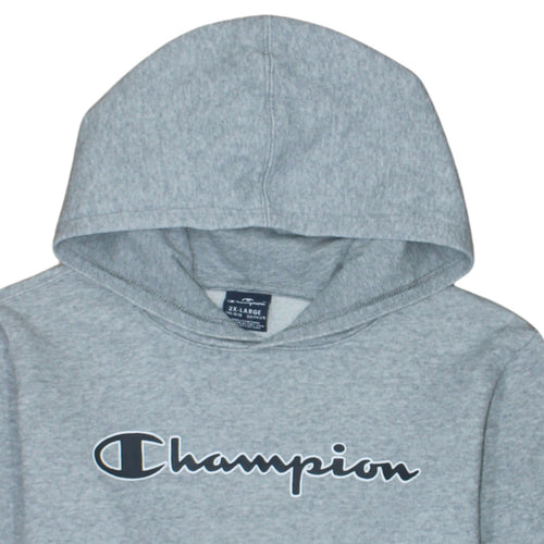 Champion Boys Grey Pullover Hoodie Size 15-16 Years Classic Fit