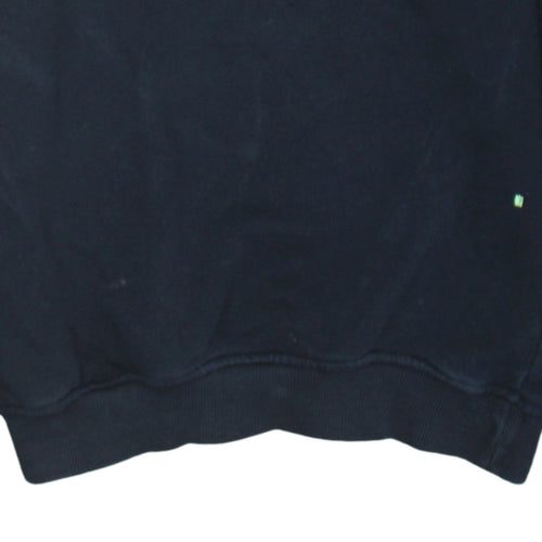 Hugo Boss Men's Black Logo Crew Neck Pullover Sweatshirt Size L