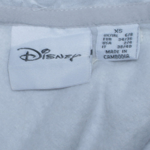 Disney Women Grey Mickey Mouse Pullover Hoodie XS
