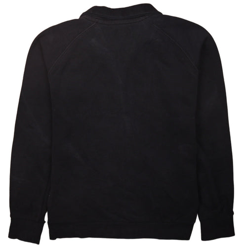 Kappa Boys Black XL Full Zip Fleece Sweatshirt with Logo