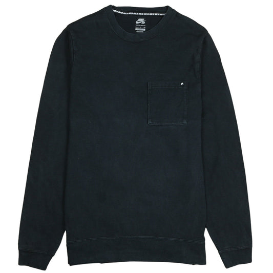 Nike SB Men's Black Small Pullover Crew Neck Sweatshirt