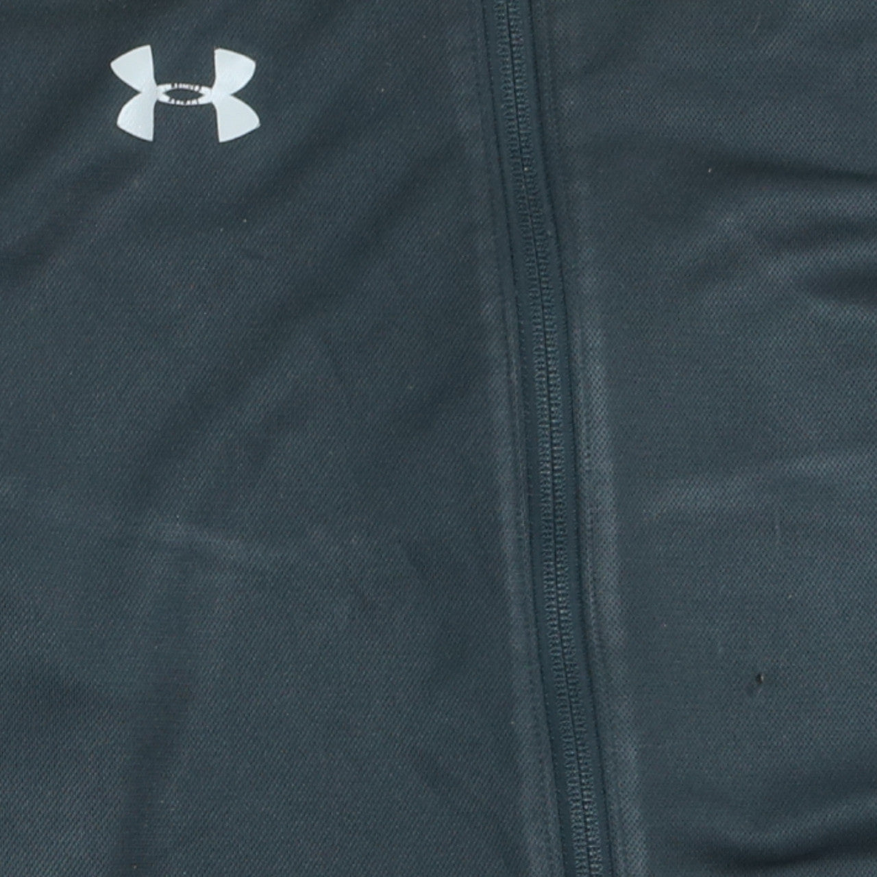 Under Armour Boys Black YXL Full Zip Sweatshirt Athletic Loose Fit