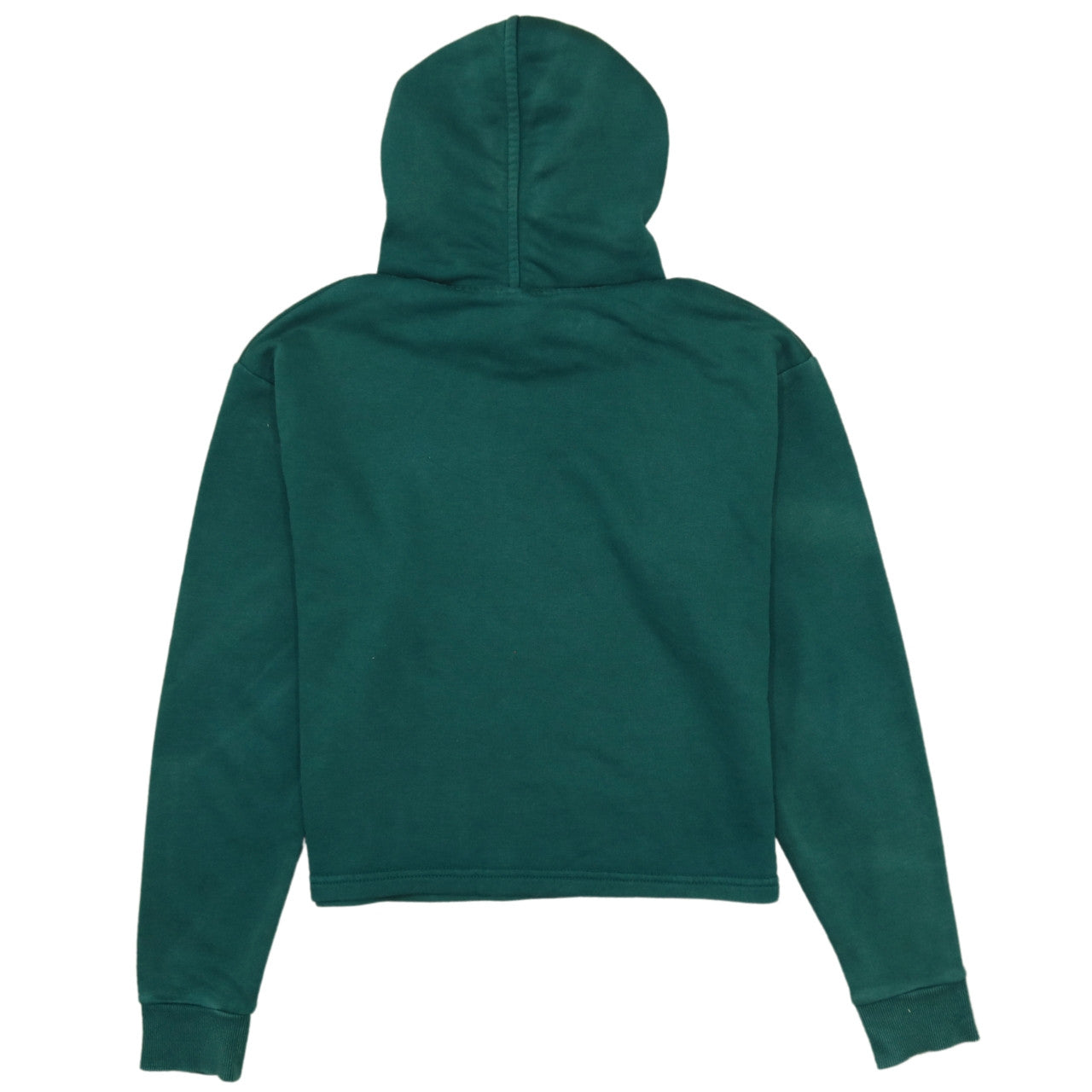 Puma Womens Green XS Pullover Hoodie Sweatshirt Logo Print
