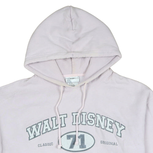 Walt Disney World Women Pink Pullover Hoodie M Cotton Blend Classic Style