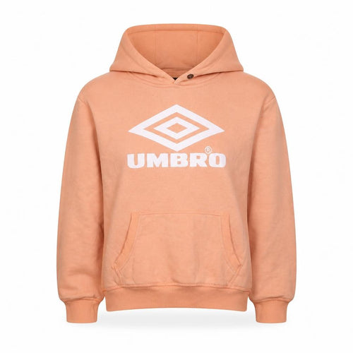 Umbro Womens Peach Hoodie L Pullover Casual Sportswear