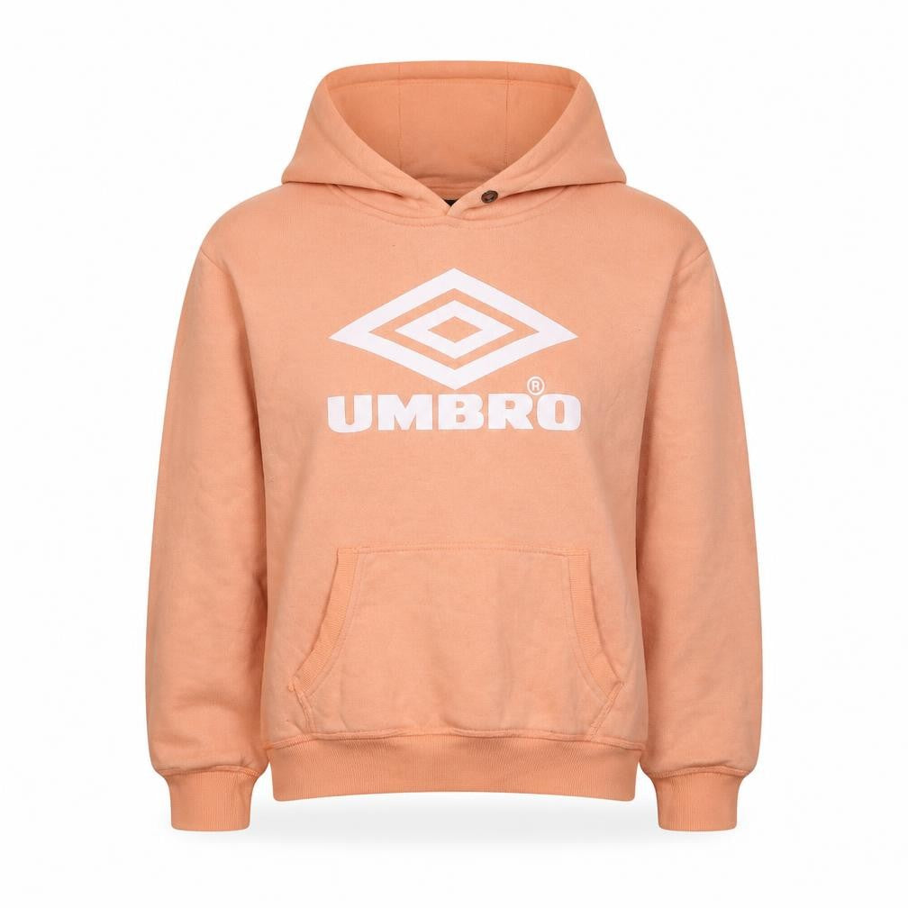 Umbro Womens Peach Hoodie L Pullover Casual Sportswear