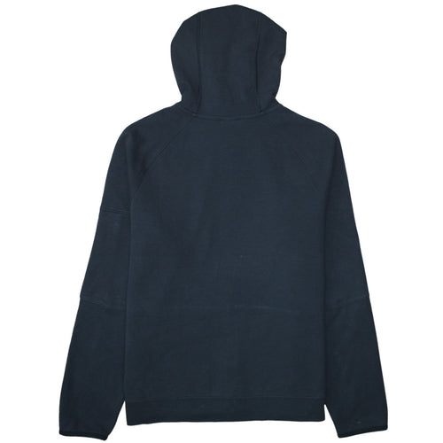 Nike Men's Black Full Zip Hoodie Size L Cotton Blend Sweatshirt