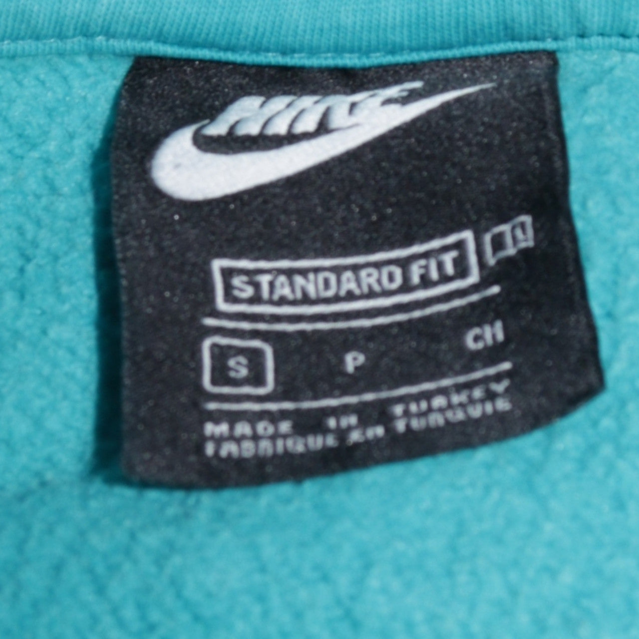 Nike Women’s Blue Crew Neck Pullover Sweatshirt Size S 80s Logo Style