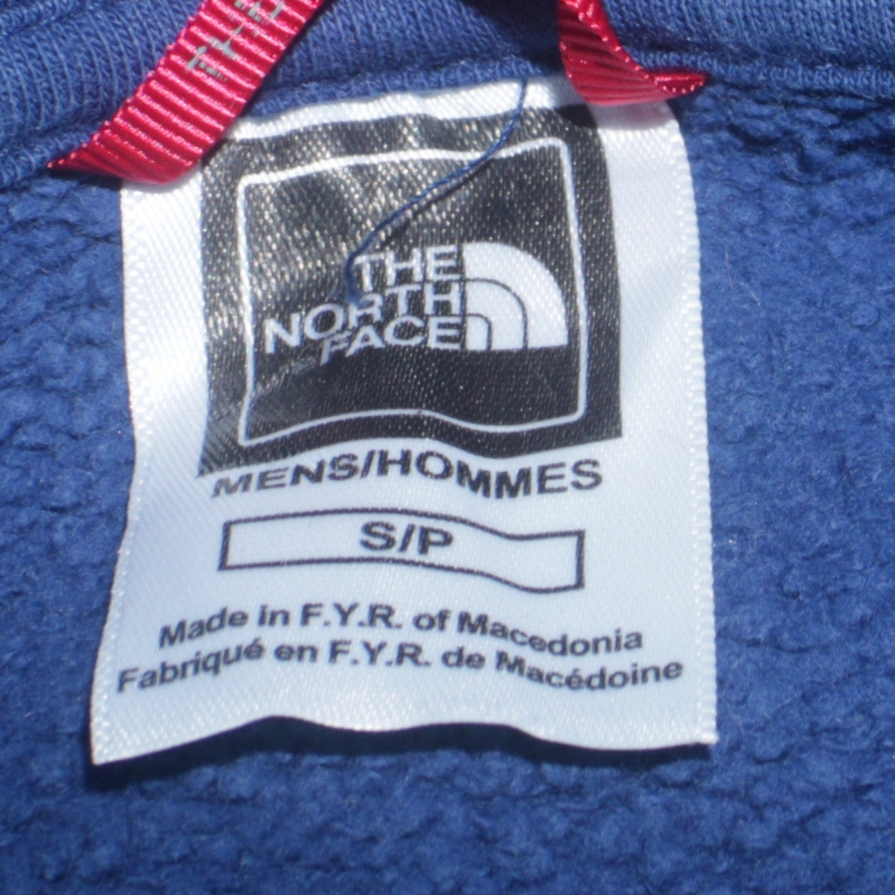 The North Face Mens Blue Pullover Hoodie Small Regular Fit