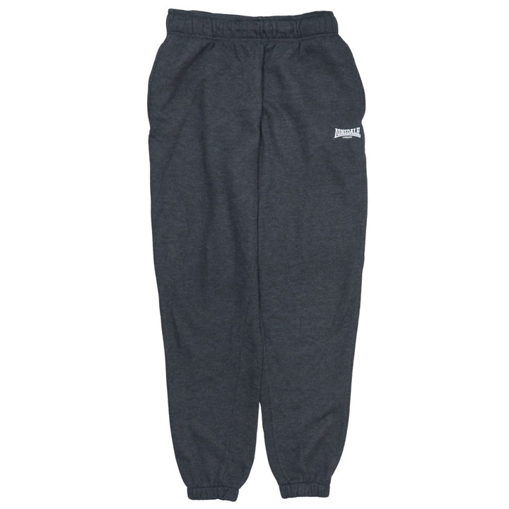 Lonsdale Men Grey Sweatpants S Regular Fit Elastic Waist Fleece