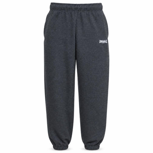 Lonsdale Men Grey Sweatpants S Regular Fit Elastic Waist Fleece