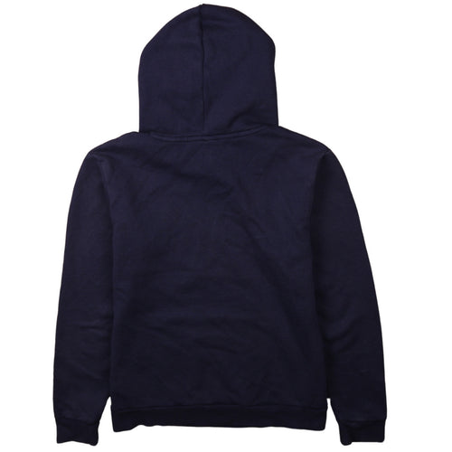 Puma Women's Navy Blue Pullover Hoodie UK 16 Logo Print Sweatshirt