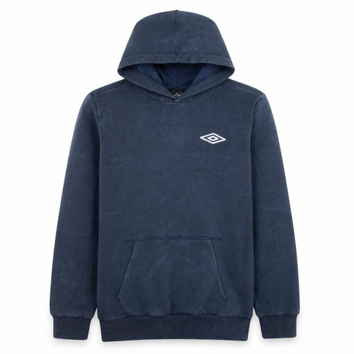 Umbro Boys Navy Blue Pullover Hoodie 13 Years - Classic Fleece Sweatshirt