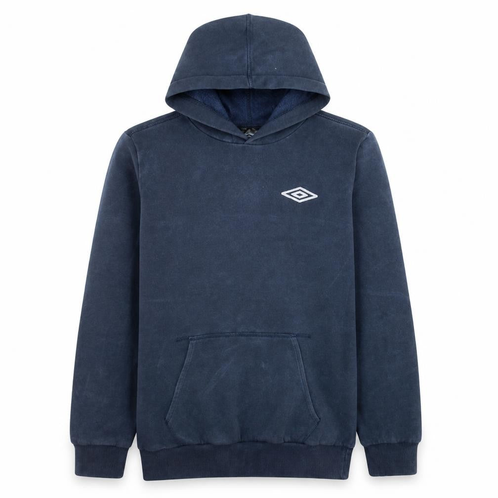 Umbro Boys Navy Blue Pullover Hoodie 13 Years - Classic Fleece Sweatshirt