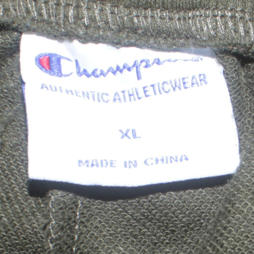 Champion Mens Khaki Green XL Joggers Athletic Fit Sweat Pants