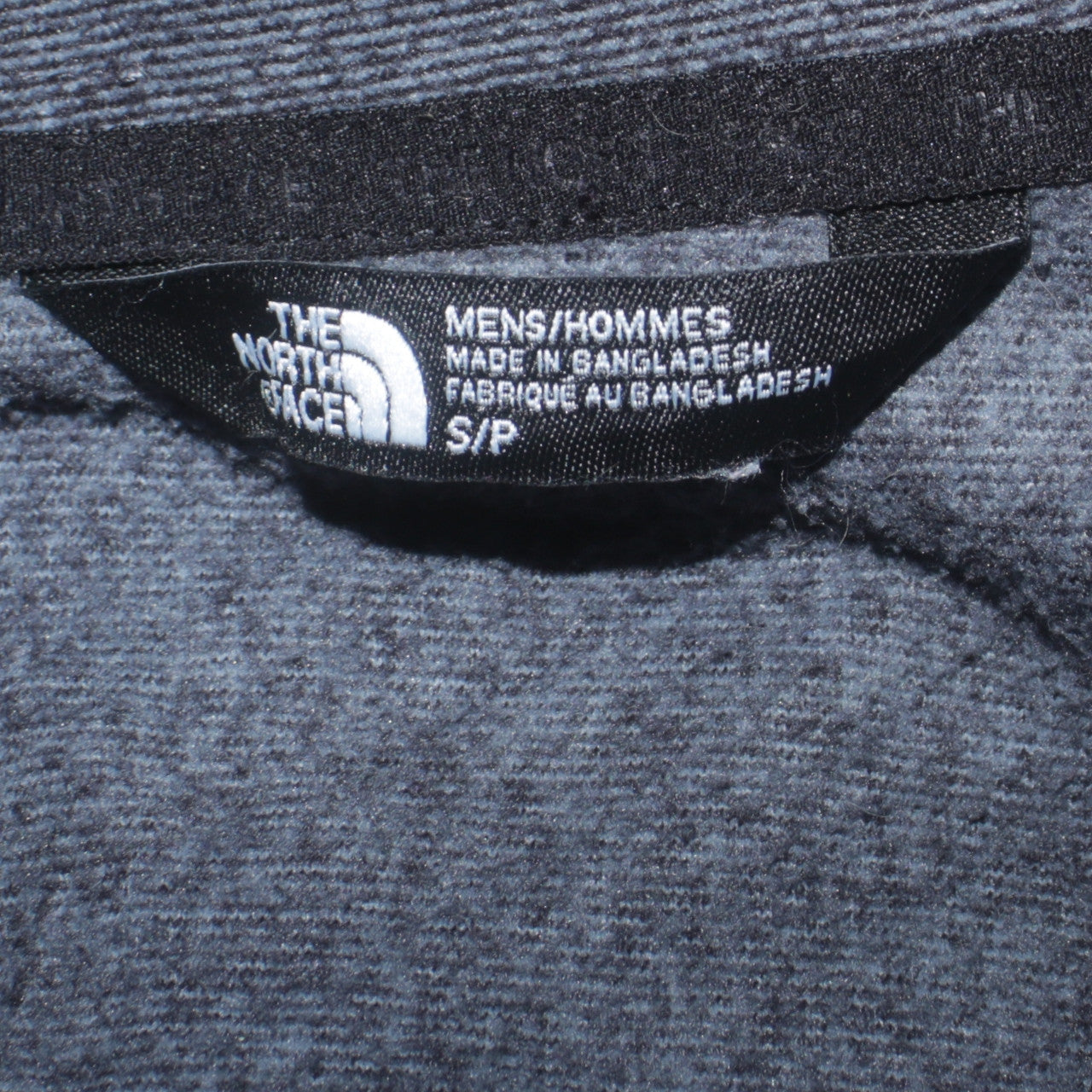 The North Face Men's Grey Full Zip Fleece Sweatshirt Small