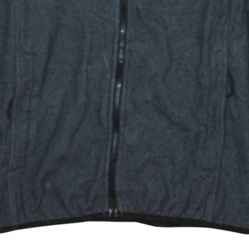 The North Face Men's Grey Full Zip Fleece Sweatshirt Small
