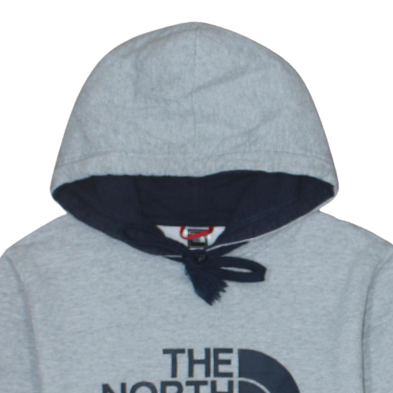 The North Face Men's Grey Pullover Hoodie XS Regular Fit Fleece