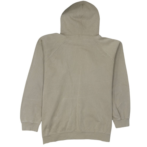 Levi's Men Beige Pullover Hoodie Large Regular Fit Logo Cotton