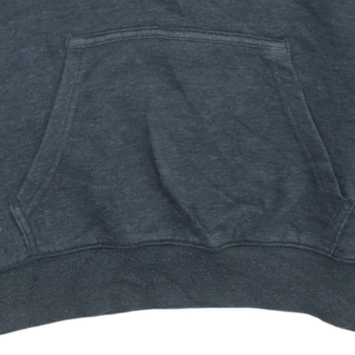Champion Women's Grey Pullover Hoodie Medium with Logo Design