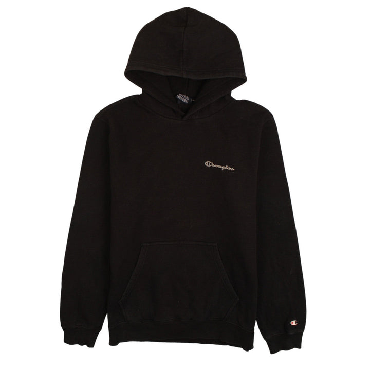 Champion Men's Black Large Hoodie Pullover Logo Sweatshirt