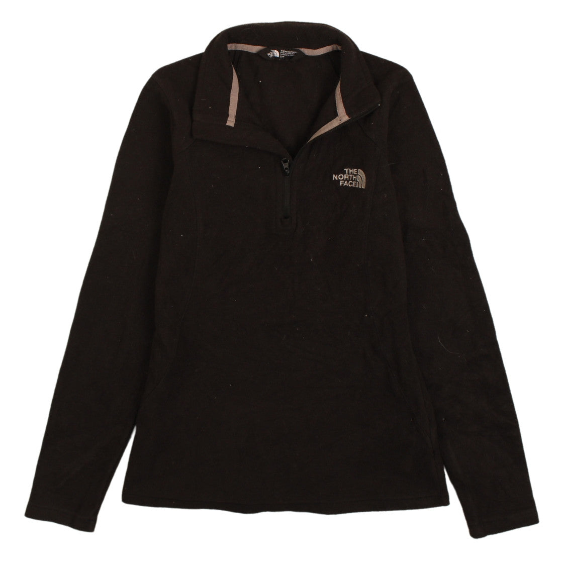 The North Face Womens Black S 1/4 Zip Fleece Pullover Sweatshirt