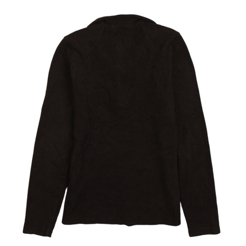 The North Face Womens Black S 1/4 Zip Fleece Pullover Sweatshirt