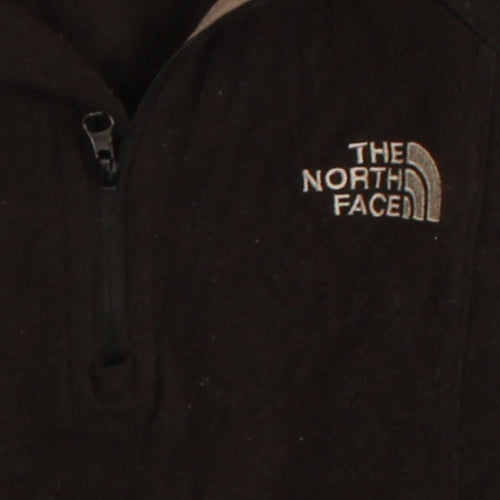The North Face Womens Black S 1/4 Zip Fleece Pullover Sweatshirt
