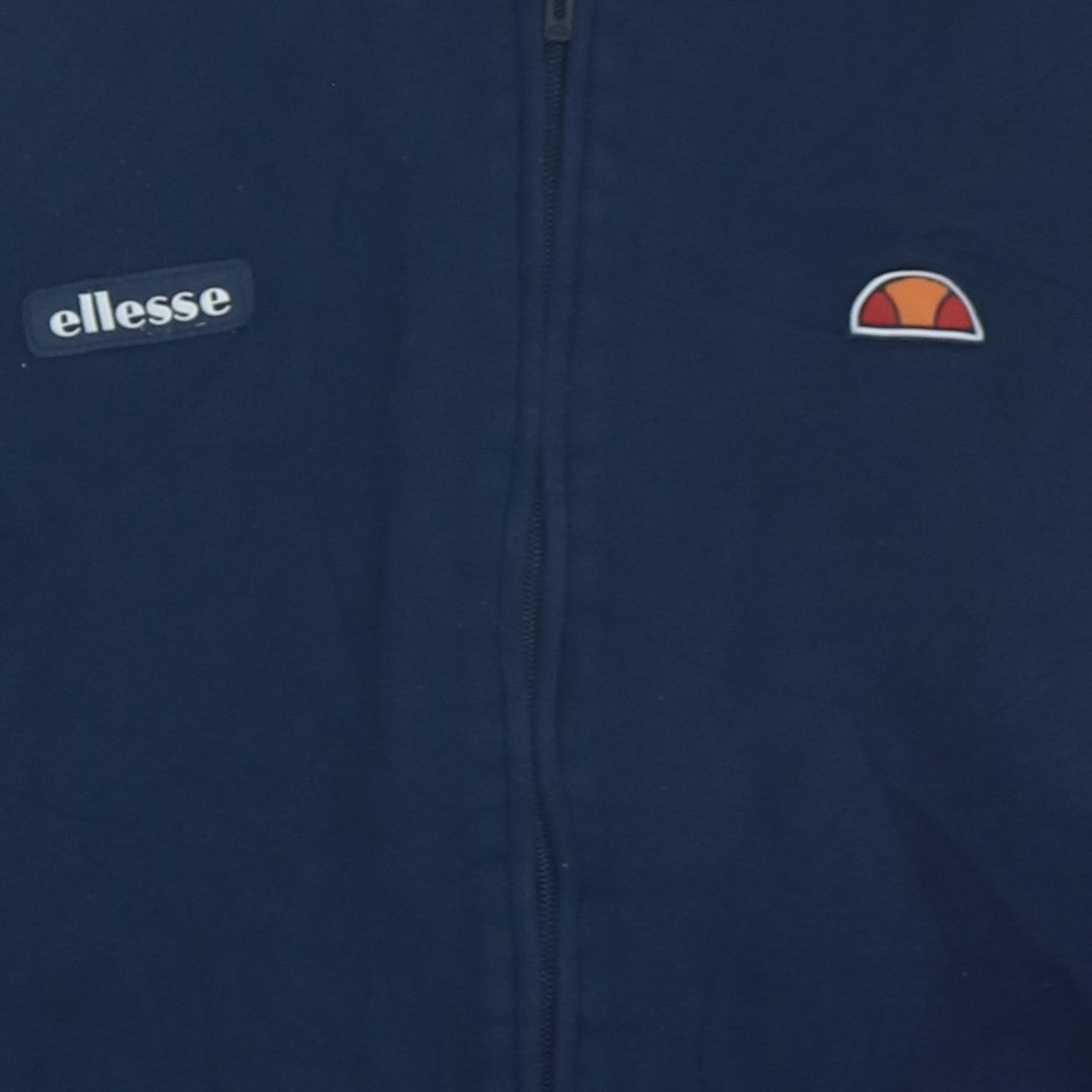 Ellesse Womens Navy Full Zip Hoodie Size UK 10 Cotton Blend