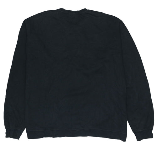 Timberland Men’s Black 2XL Pullover Logo Sweatshirt Classic Style