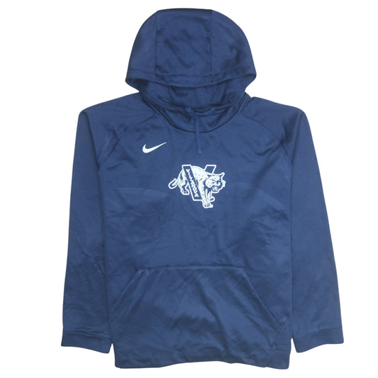 Nike Men’s Blue 3XL Pullover Hoodie Dri-Fit Sports Graphic Sweatshirt