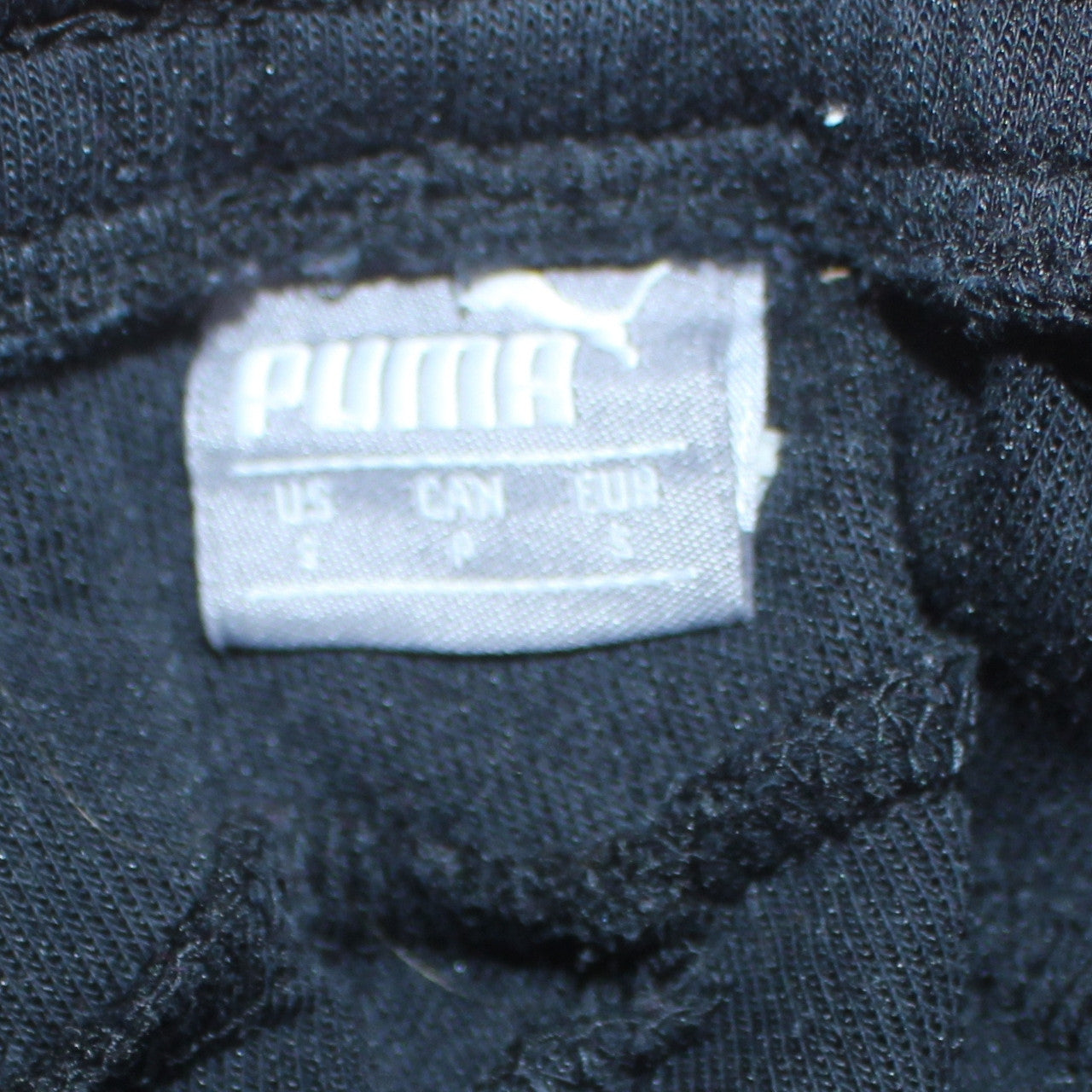 Puma Men's Black Sweatpants Size S Elastic Waist Joggers