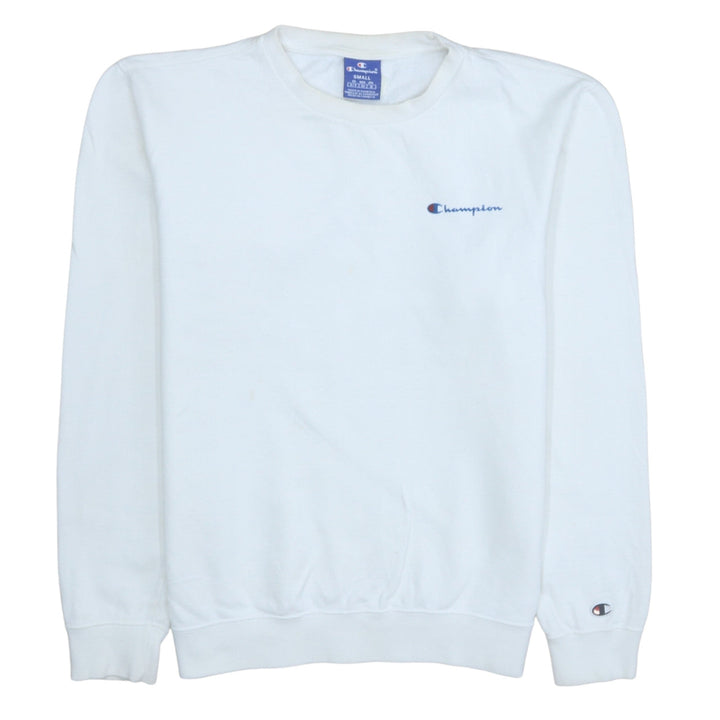 Champion Women’s White Small Pullover Sweatshirt Classic Fit