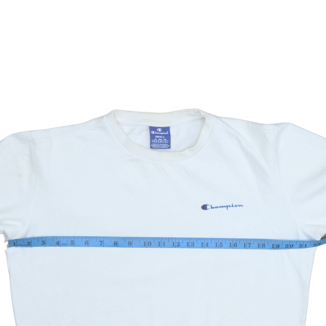 Champion Women’s White Small Pullover Sweatshirt Classic Fit