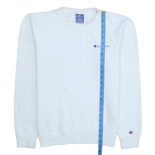Champion Women’s White Small Pullover Sweatshirt Classic Fit