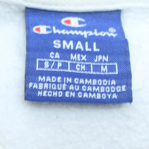 Champion Women’s White Small Pullover Sweatshirt Classic Fit