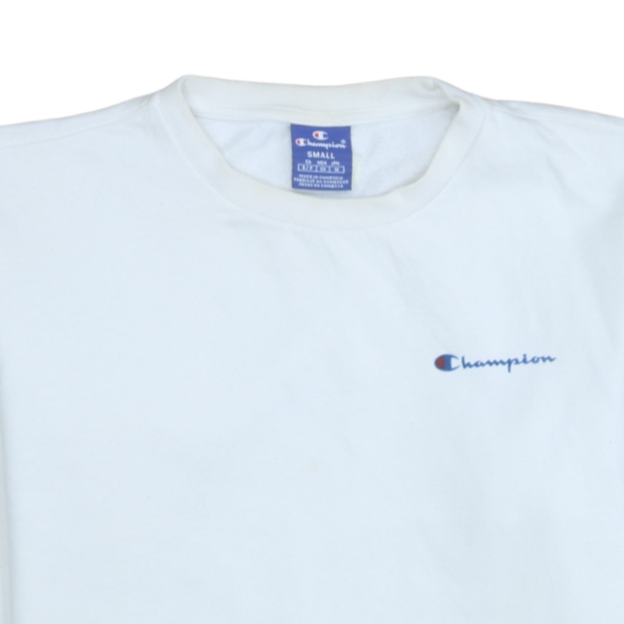 Champion Women’s White Small Pullover Sweatshirt Classic Fit