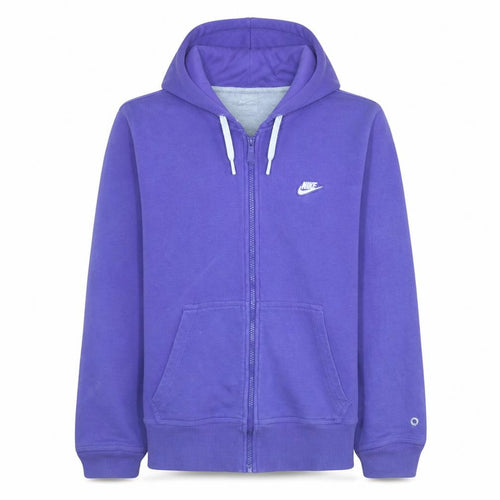 Nike Men's Purple Full Zip Hoodie Size S Fleece Sportswear