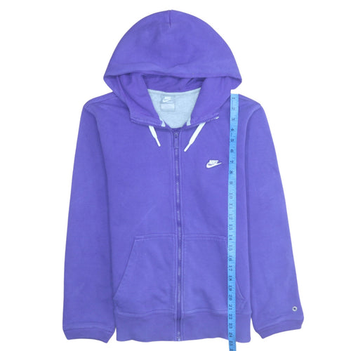 Nike Men's Purple Full Zip Hoodie Size S Fleece Sportswear
