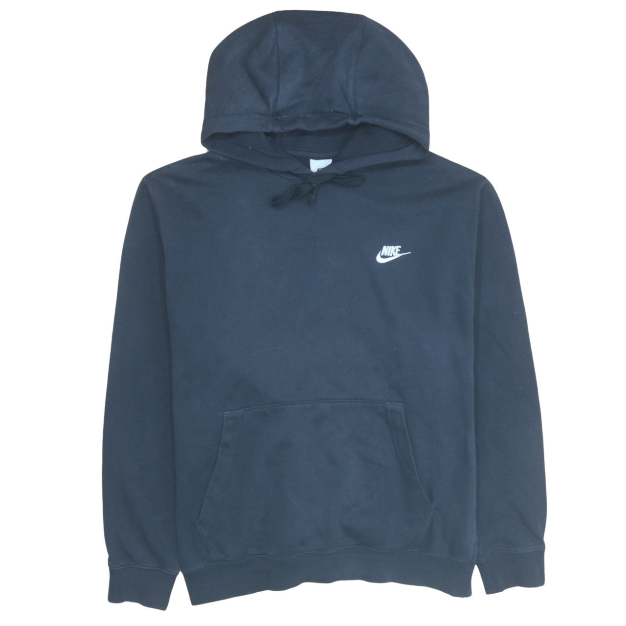 Nike Men's Black Large Pullover Hoodie Regular Fit Logo Sweatshirt